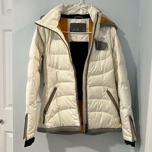 Winter ski/snowboard/snow jacket, lole, white, XS